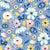 Whimsical Eliza Summer Floral on Periwinkle Blue Image
