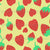 second Coordinate for sweet like strawberries collection in yellow background Image