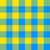 Gingham yellow blue Image