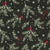 Mistletoe on dark - Natural Christmas Fabric Image