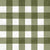 Faux Linen PRINTED Textured Gingham Moss Image