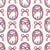 Valentine Cat Picture Frames Pink and Ivory Image