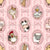 Farm Animal Friends Picture Frames Baby Pink Image