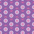 Retro Scandi Floral in Purple Wallpaper Image