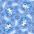 Baby Kawaii Axolotl Salamanders in Periwinkle Blue Image