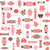 Retro valentines assorted candies sweets and lollipops - white Image
