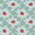 Strawberry Grid Pattern Pattern mint Image