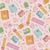 Colorful Pastels and Light Pink Back to School Classroom Stationery Image