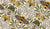 Mediterranean Wildflower & Bee Botanical Pattern Folk Floral Cottagecore Fungi Natural Image