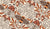 Mediterranean Wildflower & Bee Botanical Pattern Folk Floral Cottagecore Fungi in Warm Autumn Image