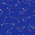Zodiac Constellations on Blue Image