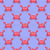 Cute Red Crabs on Blue Image