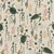 Under the sea - Sea Turtles green shell on beige Image