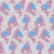 Mediterranean Blue Brick Arches and Pink Flowers, Aegean Summer by Stephanie Fiona Design Image