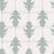 Ikat Oak Leaves Sage Green Warm White Stripes Botanical Japandi Linen, Ikat Oak Leaves by Dawn K Designs Image