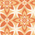Groovy Retro Botanicals Orange Tonal Refined Bohemian Tropical Dahlias - Flower Child Botanicals Image