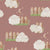 Sleepy Sheep in Pink Wallpaper - Count Sheep Collection Image