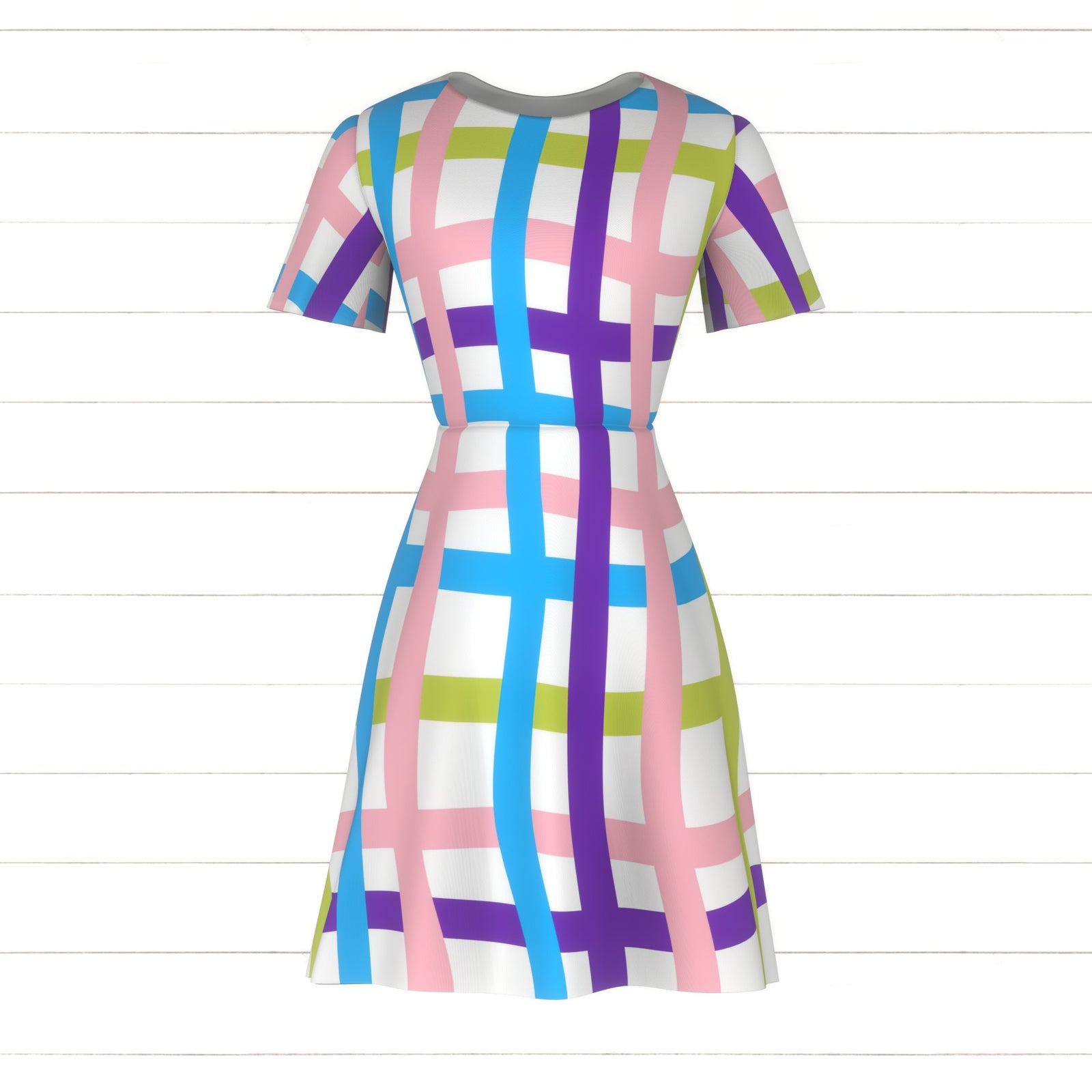 Wonky Fun Easter Plaid