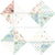 Butterfly Moon Baby Cheater Quilt Triangles Image