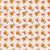 Red Coneflowers and Orange Wildflowers Toss on Soft Pink, Finally Spring by JLopezArt Image