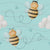 Cute Buzzing Bees and Clouds On Sky Blue | Bee Happy Collection Image