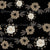 Petite Hand-Drawn Floral Ditsy in Soft Sage, Cream, Black, Terra Cotta | Whimsical Homestead Collection by Angela Bock Robertson Designs Image
