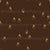 Snow capped tossed Christmas fir spruce trees wood forest monochrome lineart gold on brown. Wide spread subtle conifers.  Perfect for Quilting, Home Décor, or fun pieces of clothing. Fits Christmas, wood, cabin, hunting, nature, outdoor themes. Image