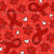 Awareness Ribbons and Paw Prints in Red Image