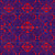 Gothic Quatrefoil Cathedral Tile in Red and Cobalt Blue, Cathedral by Christableco [Small Scale] Image