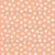 Textured White Dots and Light Pale Salmon Organic Abstract Monochrome Image