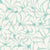 Bunchy Blooms (cream and teal/ turquoise on aqua) LARGE (12-48