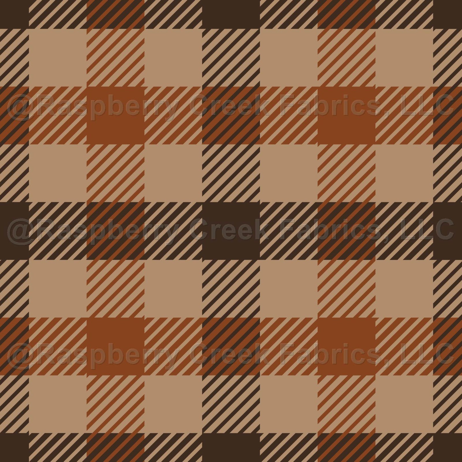 Autumn plaid twill, Brown and Rust color plaid, small plaid, shirt plaid, plaid with diagonal weave, Classsic plaid, Checker Plaid, checks, Camping, Outdoors, hiking Fabric, Raspberry Creek Fabrics