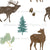 Montana Elk White Background for Wallpaper Image