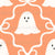 Ghosts and Bows on Orange Image