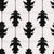 Ikat Oak Leaves Noir Black Cool White Stripes Botanical Japandi, Ikat Oak Leaves by Dawn K Designs Image