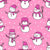 Doodle Snowmen in Pink Image