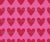 Hot Pink Heart Rows Image