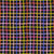 Hand Drawn Modern Colorful Wavy Plaid on Charcoal Image