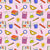Back to School Sticker Doodles on Pink Image