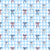 Preppy Ribbons on Blue and White Gingham Image