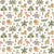 Baby Jungle Safari Animals on Cream Image