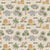 Cute Jungle Safari Animals on Taupe Image