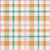Autumn Plaid in Orange, Paws & Pumpkins by Krystal Winn Design Image