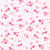 Cherry With Bows And Flowers Valentine Design On Pink Image