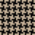 Houndstooth pattern, Black and Cream Image