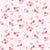 Cherry With Bows And Flowers Valentine Design On Blush Pink Image