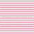 Horizontal Stripes 1 to 2 in Bright Juicy Pink on Pure White Image