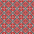Slavic Embroidery, Balkans Traditional Ethnic Pattern, Red and Black Image