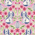 Staffordshire Dog Chinoiserie in Pink Cavalier Spaniel Image