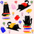 Cats and books and flowers, large Image